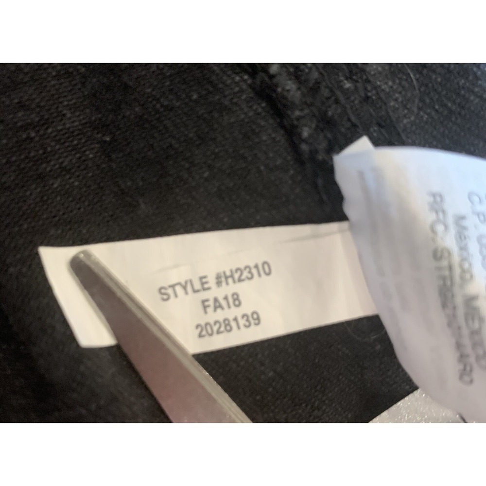 Madewell Button Front Skirt Women 2 Black Denim A-Line Mini H2310 Casual Classic - Picture 8 of 10